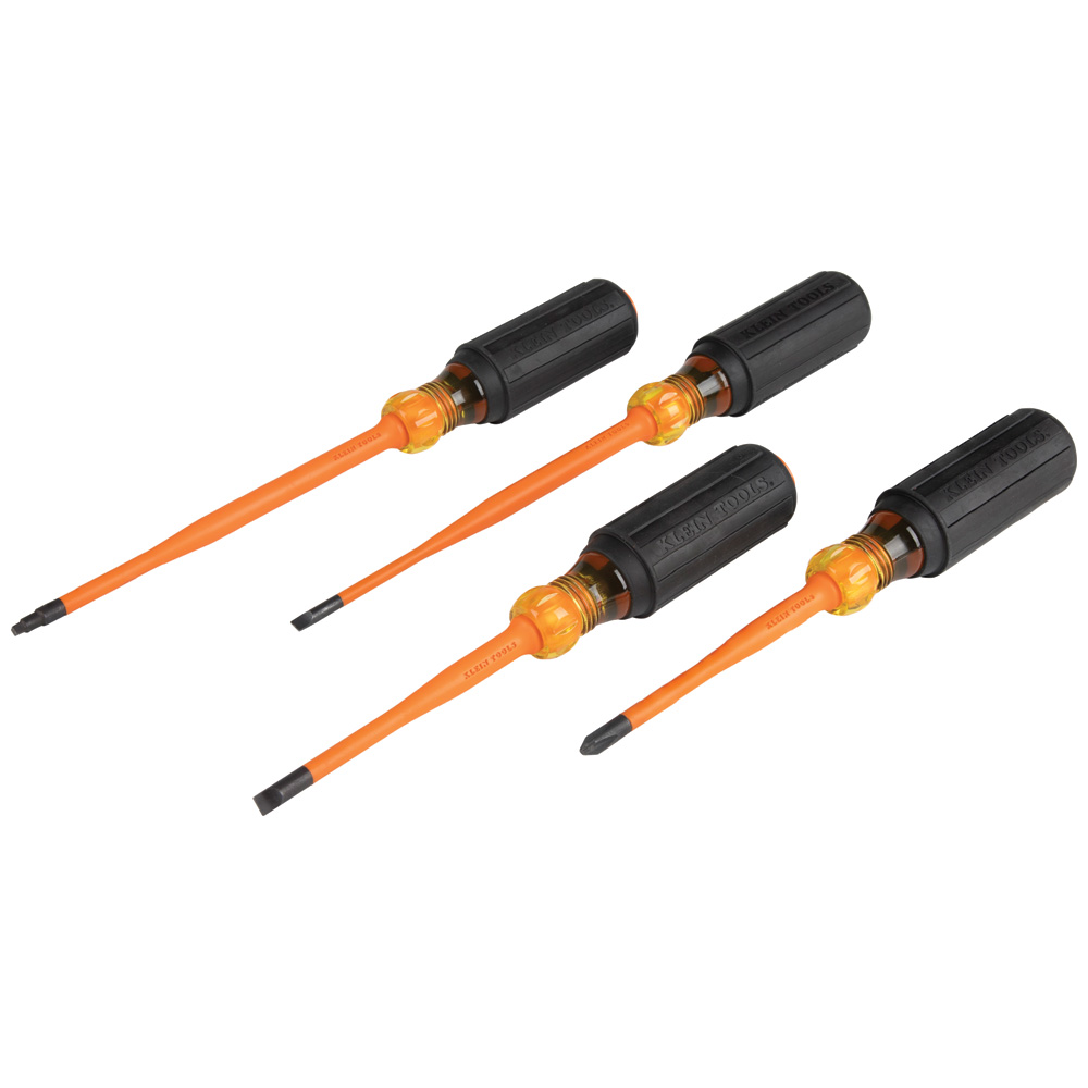 33734INS Screwdriver Set, Slim-Tip Insulated Phillips, Cabinet, Square, 4-Piece - Image