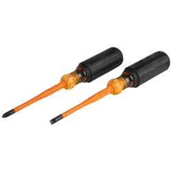 33732INS Screwdriver Set, Slim-Tip Insulated Phillips and Cabinet Tips, 2-Piece Image