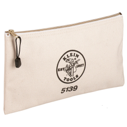5139 Zipper Bag, Canvas Tool Pouch 12.5 x 7 x 4.25-Inch Image 